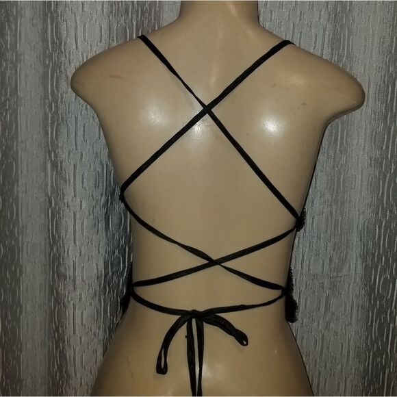 odegal Women's Shimmer Sequin Butterfly Backless Embroidery Costumes Outfits Bel - Picture 14 of 14